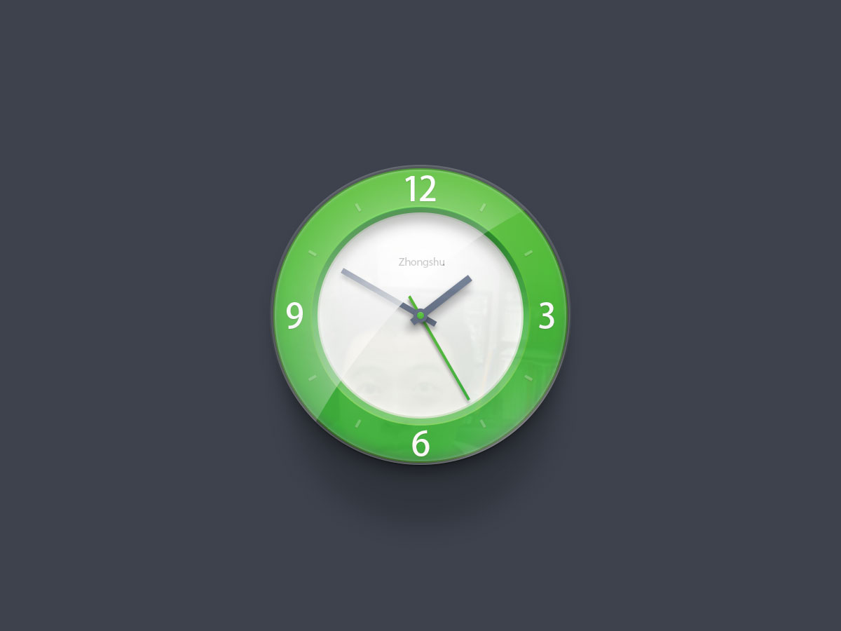 A clock icon for fun.